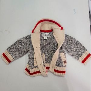 Roots cabin 3-6m sweater jacket